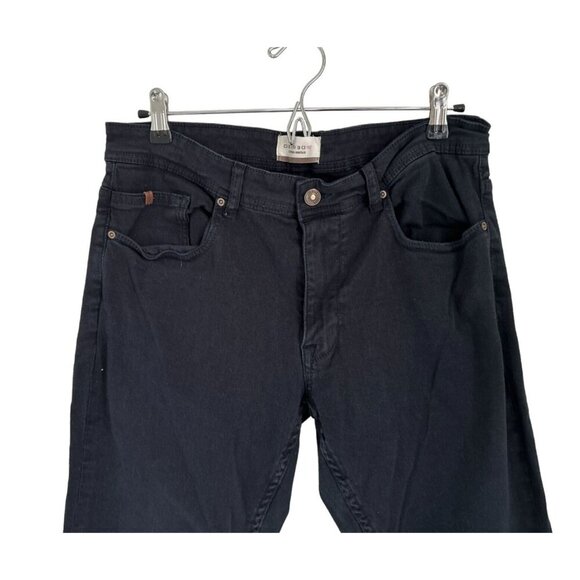 DEVRED1902 Casual Pants Cotton Chino Khaki Navy Blue Size 32/31 - Picture 1 of 7